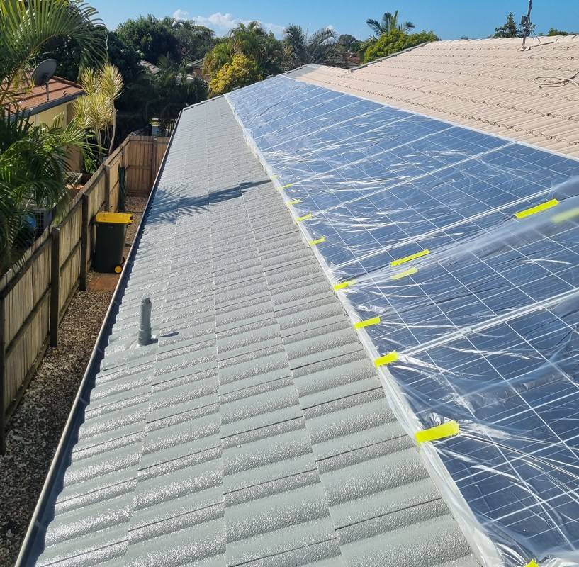 Roof painting and restoration 14 by Rayzar's Painting in North Brisbane and Sunshine Coast