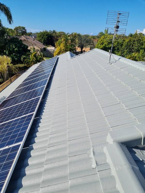 Roof painting and restoration 7 by Rayzar's Painting in North Brisbane and Sunshine Coast