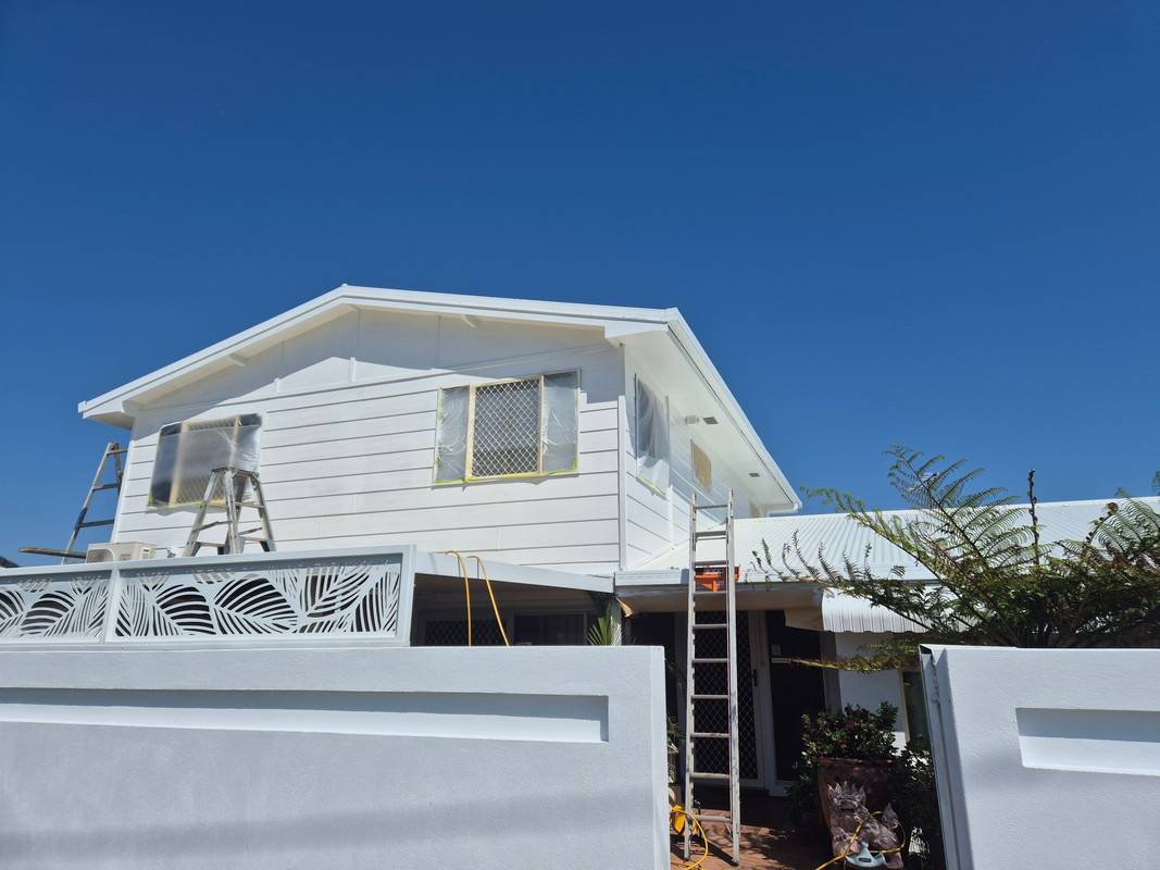Exterior house painting project 1 by Rayzar's Painting in North Brisbane and Sunshine Coast