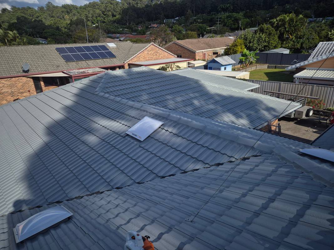 Roof painting and restoration 5 by Rayzar's Painting in North Brisbane and Sunshine Coast